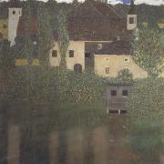 Gustav Klimt Schlo Kammer at Lake Atter I (mk20) oil painting